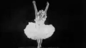 Анна Павлова Умирающий лебедь Первый испонитель