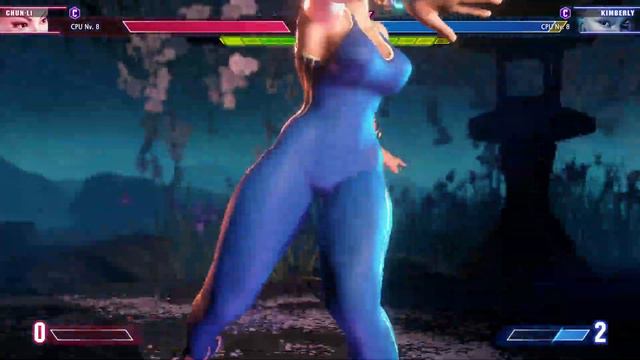 Street Fighter 6 - Chun Li (Nostalgia Costume Topless) Vs RE5 Shiva Kimberly Gameplay PC Mods