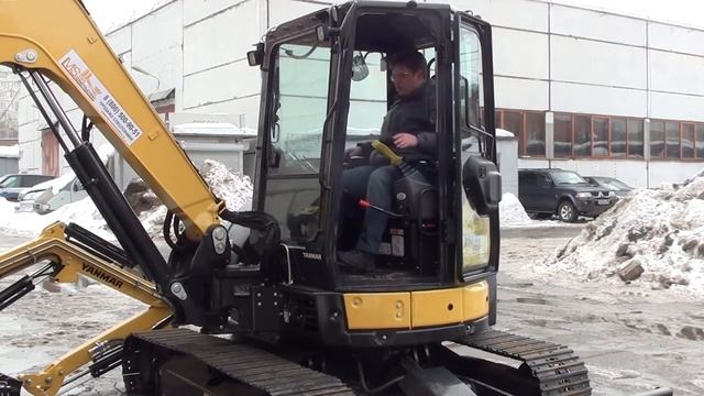 Презентация мини-экскаватора, миниэкскаватора Yanmar ViO57-6A