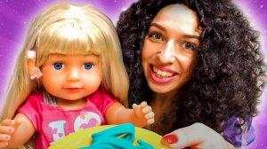 Видео куклы БЕБИ БОН - Готовим для Baby Born из Плей До! - Принцессы Игры для девочек одевалки