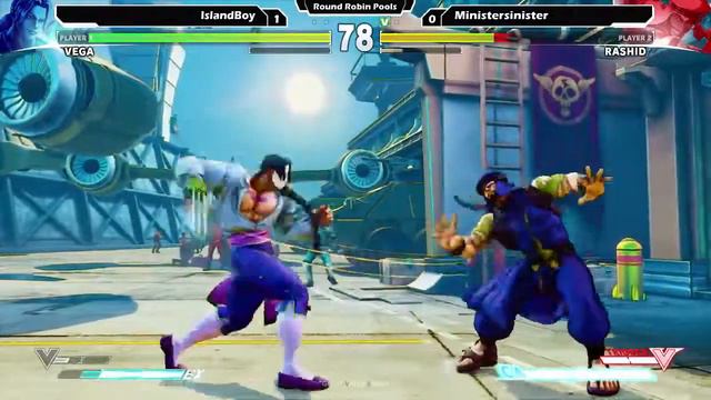 Street Fighter V: IslandBoy (Vega) V Ministersinister (Rashid) - Nemesis 34 Tournament SFV смотреть онлайн