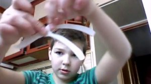 Нож бабочка из картона или бумаги а3