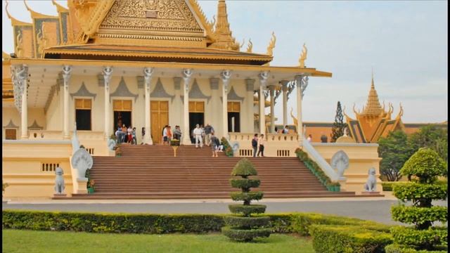 amazing world - Silver Pagoda Complex - amazing Silver Pagoda Complex - wonderful cambodia смотреть онлайн