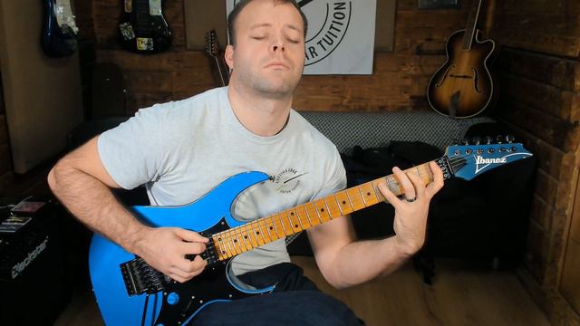 The Crying Machine - Steve Vai Cover - Ibanez RG 550 смотреть онлайн