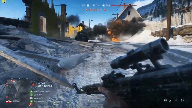 Battlefield V / 5 Open Beta - G4560 - GTX 1060 3GB - Gameplay смотреть онлайн