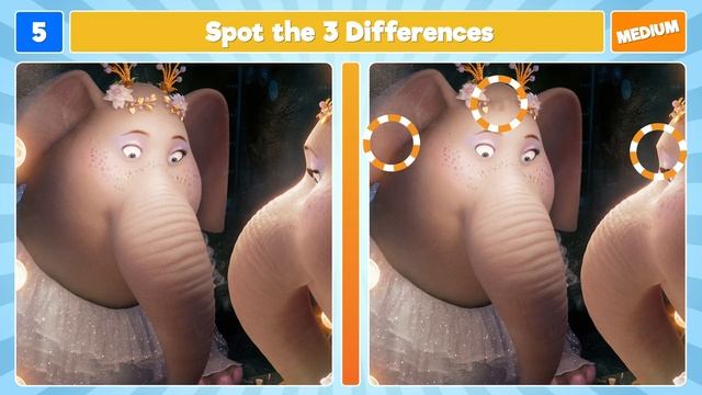 Sing 2 Spot the Differences смотреть онлайн