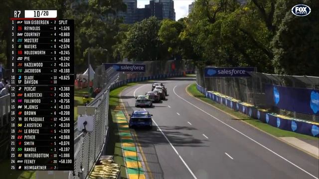 Waters sends Davison off the road. Melbourne race 7. Supercars 2022 смотреть онлайн
