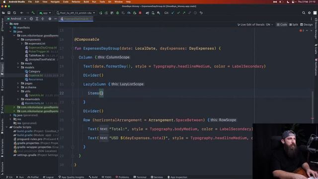 08 - Building an Expense Tracking app with Jetpack Compose смотреть онлайн