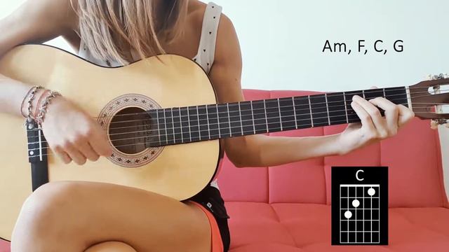 Save Tonight - Eagle-Eye Cherry - Guitar Chords - Easy Tutorial - Play Along смотреть онлайн