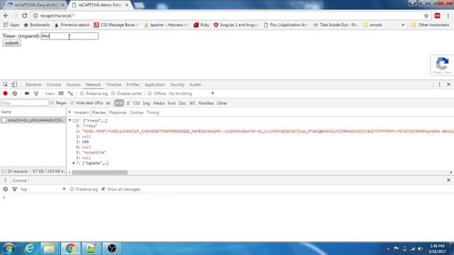 Google Invisible reCaptcha - How to integrate Invisible reCaptcha-Google invisible reCaptcha exampl смотреть онлайн