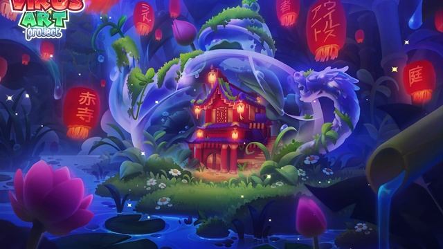Promo art casual illustration of "Tea House" for the game смотреть онлайн
