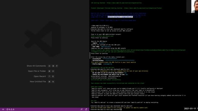 Create React App & Host with AWS Amplify смотреть онлайн