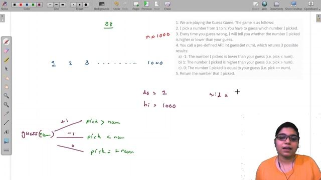 Guess Number Higher or Lower | Leetcode 374 Solution | Searching and Sorting смотреть онлайн