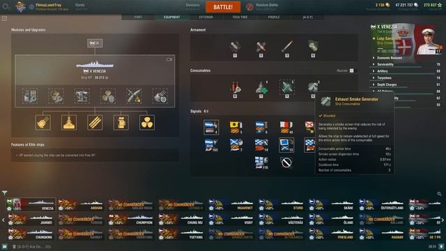 World of Warships - Venezia: Upgrade & Commander Build смотреть онлайн