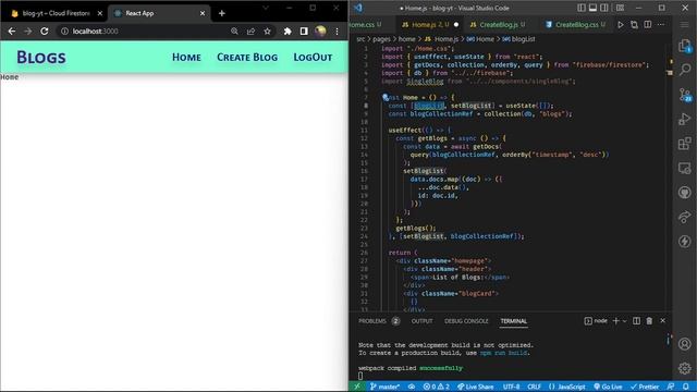 Build and Host a Blog App with REACT.JS смотреть онлайн