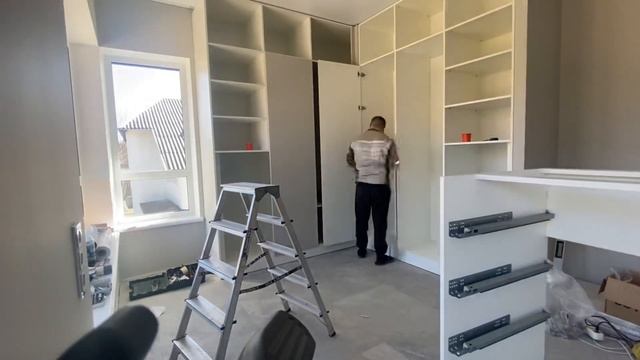 Сборка распашного шкафа смотреть онлайн