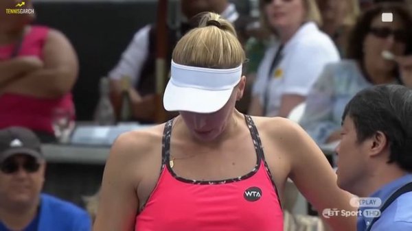 Jelena Ostapenko SAVAGE TENNIS DRAMA Crazy & Funny Highlights Part 1