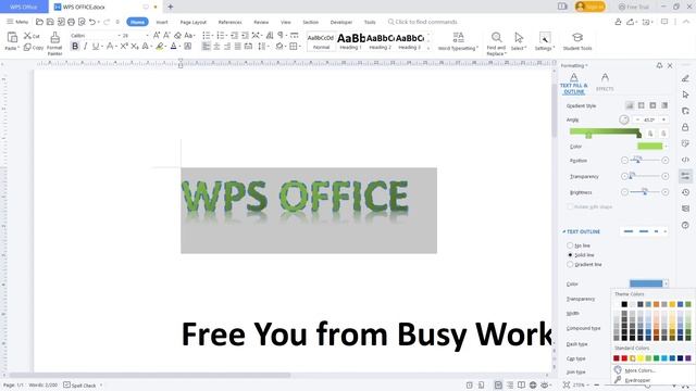 WPS Office How To Word Art Tutorial смотреть онлайн