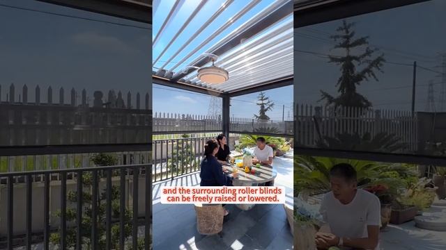 Outdoor Furniture Garden Outdoor Gazebo Waterproof Aluminum Canopy Pavillions