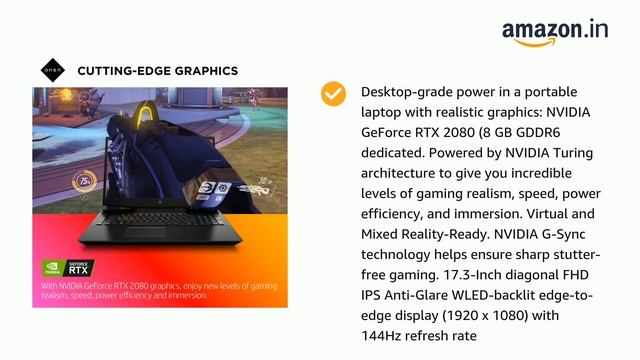 HP Omen 17 Inch Intel i7 9750H, NVIDIA GeForce RTX 2080 8GB 16GB RAM, 512GB Solid-State Drive смотреть онлайн
