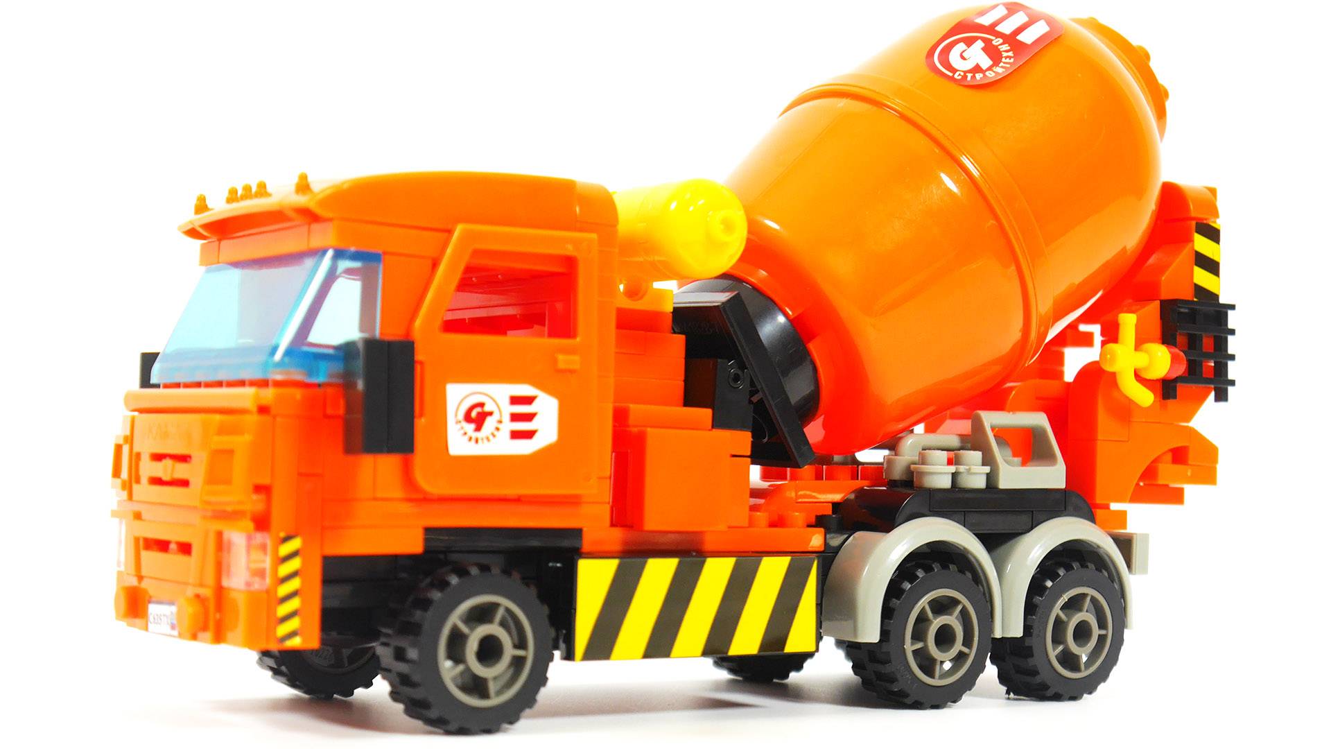 Собираем Бетономешалку из LEGO - конструктор Город Мастеров 8875 смотреть онлайн