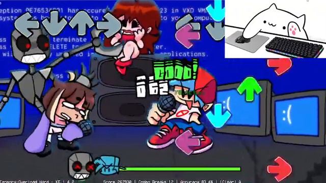 FNF VS Qt Mod (Primera vez usando Bongo Cat, sale mal xd) - Friday Night Funkin' #29 - (PC) смотреть онлайн