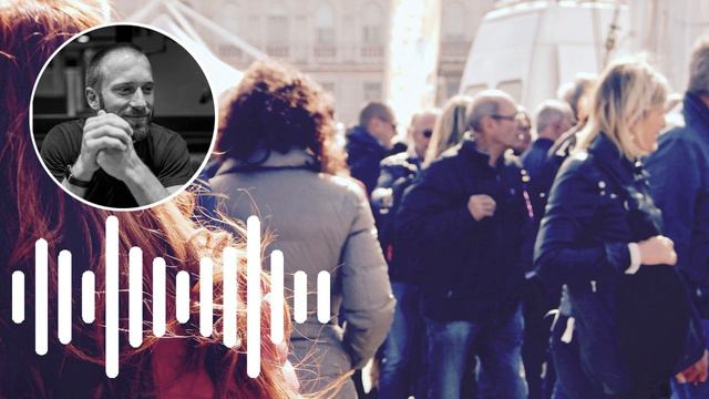 City street, crowd ambience sound effect. Royalty free sound effects. 320 kbps. смотреть онлайн