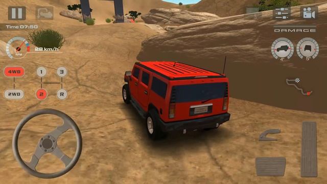 4x4 Off Road Drive Desert #4 - Orange Jeep Driving - Android Gameplay FHD смотреть онлайн