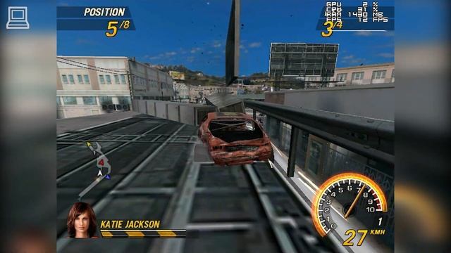 FlatOut 2 Gameplay Intel Atom N2600 + Intel GMA 3600 смотреть онлайн
