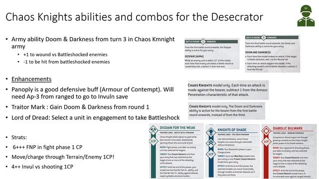 Chaos Knight Desecrator review - GeneralJannis - New WH40k 10th edition смотреть онлайн