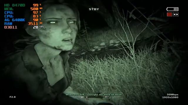 AMD A6-6400K APU (HD 8470D) - Outlast 2 смотреть онлайн