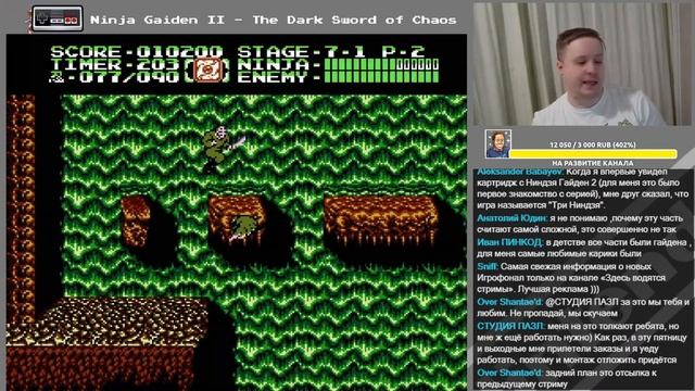 Впервые играю в Ninja Gaiden 2! Среда страданий, NES СТРИМ смотреть онлайн