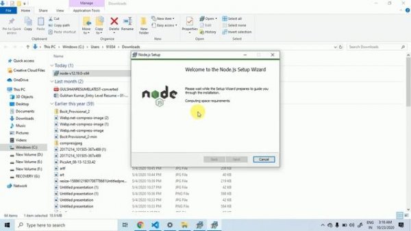 How to Update Node Js ! Install Node js ! Update node js in hindi ! Node js Update and install !