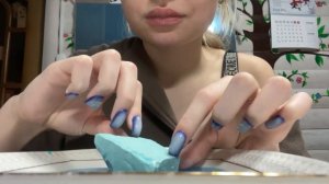 Васильполье в сухом и мокром виде //chalk moor/#asmr #chalk #cranch #wet #асмр #глина #мел