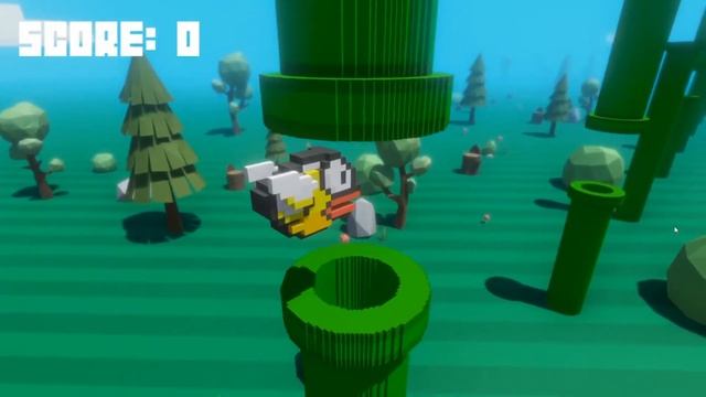 ИГРАЮ В FLAPPY BIRD 3D! смотреть онлайн