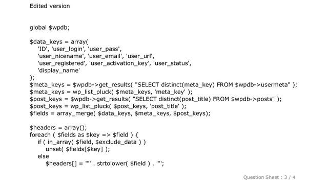 MySQL : Export User Info into CSV - Additional Column смотреть онлайн