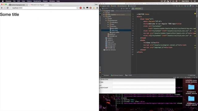 MEAN TODO Подготовка рабочего окружения смотреть онлайн