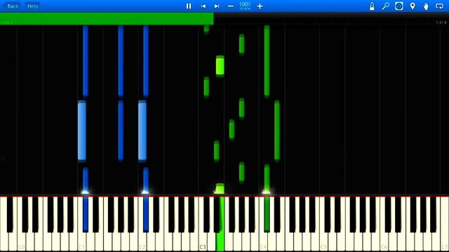 Beethoven - Moonlight Sonata but it's mixed with Happy Birthday [SYNTHESIA] смотреть онлайн