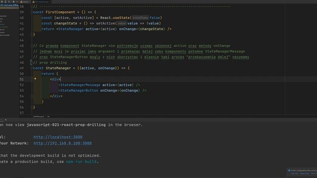 JavaScript - 21 - React Prop Drilling смотреть онлайн