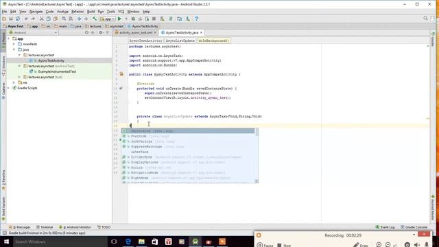 Best Android Course: Async Task with example: part 2 смотреть онлайн