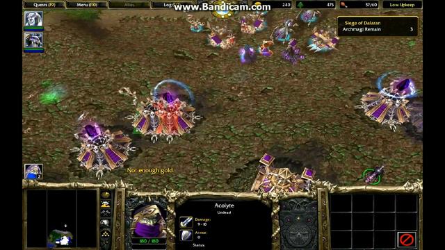 Warcraft 3 Reign of Chaos Walkthrough part 23 The Siege of Dalaran 1/2 смотреть онлайн