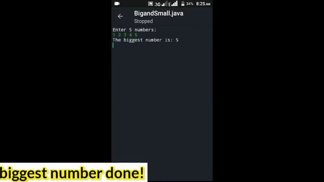Java program that Identifies the BIGGEST and the SMALLEST value in an ARRAY. смотреть онлайн