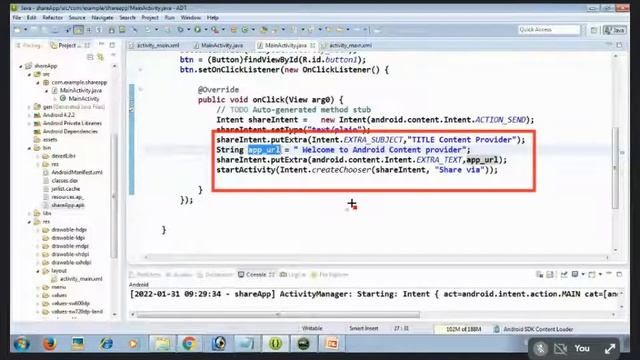 how to share content one app to another app using content provider #android #share #study #it #dev смотреть онлайн
