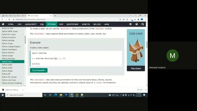 Python DateTime Handling (Manmohan Chahal) смотреть онлайн