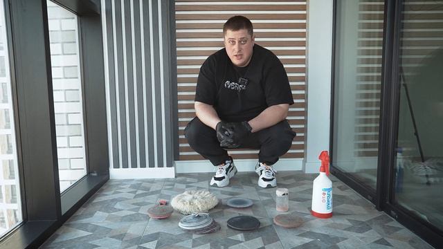 КОЙЕД - реставрация стекол в новой квартире убираем царапины. смотреть онлайн