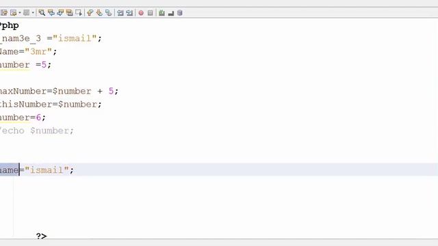 1.3 Variables in php المتغيرات في البي اتش بي [PHP Tutorial] смотреть онлайн