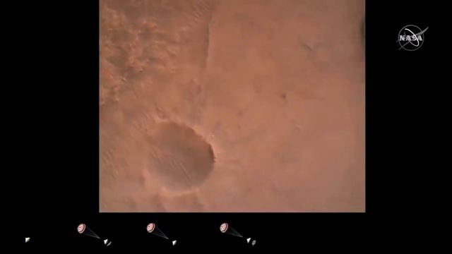 Приземления марсохода Perseverance на марс Video of the landing of the Perseverance rover on Mars смотреть онлайн