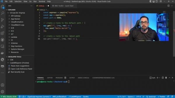 Code Faster with AWS CodeWhisperer + VSCode Activation