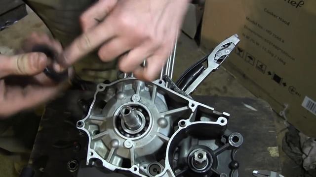 СВОИМИ РУКАМИ: СБОРКА ДВИГАТЕЛЯ - GEON NAC 250cc 3 Часть смотреть онлайн