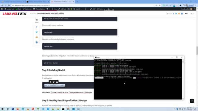 Install NextUI with React Js in Laravel 9 смотреть онлайн